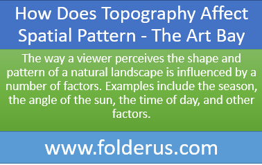 How Does Topography Affect Spatial Pattern