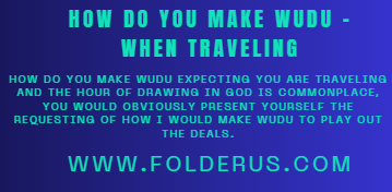 How do you make Wudu